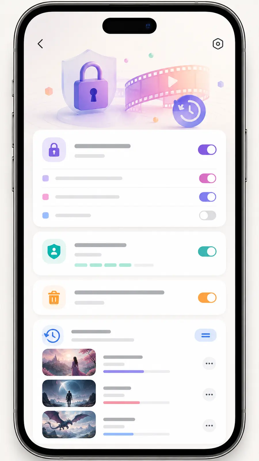 APP 播放界面